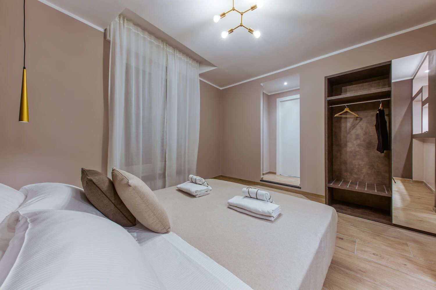 Dioniso: il letto con i teli di cortesia